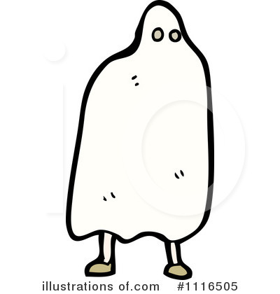 Royalty-Free (RF) Ghost Clipart Illustration by lineartestpilot - Stock Sample #1116505