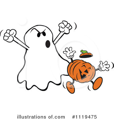 Royalty-Free (RF) Ghost Clipart Illustration by Johnny Sajem - Stock Sample #1119475