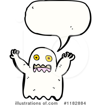 Royalty-Free (RF) Ghost Clipart Illustration by lineartestpilot - Stock Sample #1182884