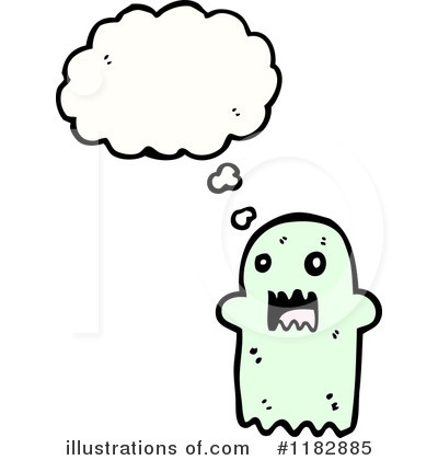 Royalty-Free (RF) Ghost Clipart Illustration by lineartestpilot - Stock Sample #1182885