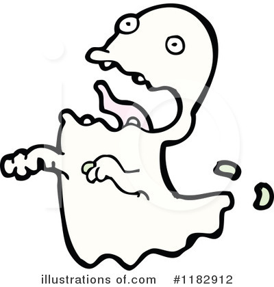 Royalty-Free (RF) Ghost Clipart Illustration by lineartestpilot - Stock Sample #1182912