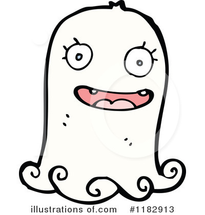 Royalty-Free (RF) Ghost Clipart Illustration by lineartestpilot - Stock Sample #1182913
