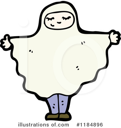 Royalty-Free (RF) Ghost Clipart Illustration by lineartestpilot - Stock Sample #1184896