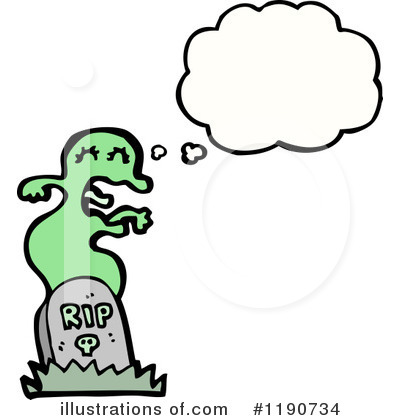 Royalty-Free (RF) Ghost Clipart Illustration by lineartestpilot - Stock Sample #1190734
