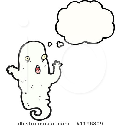 Royalty-Free (RF) Ghost Clipart Illustration by lineartestpilot - Stock Sample #1196809