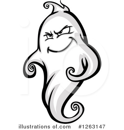 Ghost Clipart #1263147 by Chromaco