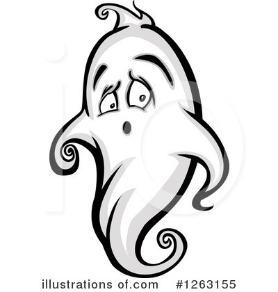 Royalty-Free (RF) Ghost Clipart Illustration by Chromaco - Stock Sample #1263155
