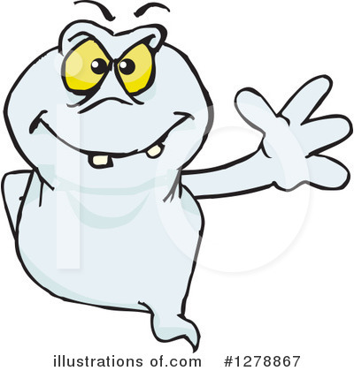 Ghost Clipart #1278867 by Dennis Holmes Designs