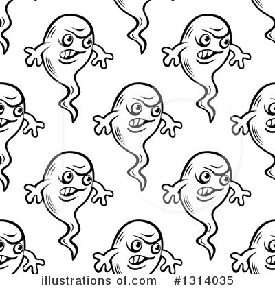 Royalty-Free (RF) Ghost Clipart Illustration by Vector Tradition SM - Stock Sample #1314035