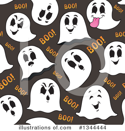Royalty-Free (RF) Ghost Clipart Illustration by visekart - Stock Sample #1344444