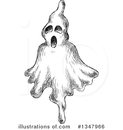 Royalty-Free (RF) Ghost Clipart Illustration by Vector Tradition SM - Stock Sample #1347966