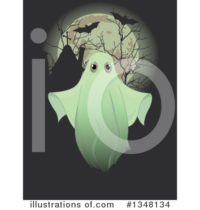 Royalty-Free (RF) Ghost Clipart Illustration by Pushkin - Stock Sample #1348134
