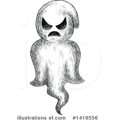 Royalty-Free (RF) Ghost Clipart Illustration by Vector Tradition SM - Stock Sample #1416556
