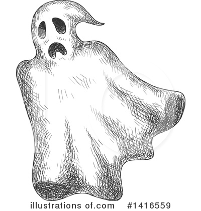 Royalty-Free (RF) Ghost Clipart Illustration by Vector Tradition SM - Stock Sample #1416559