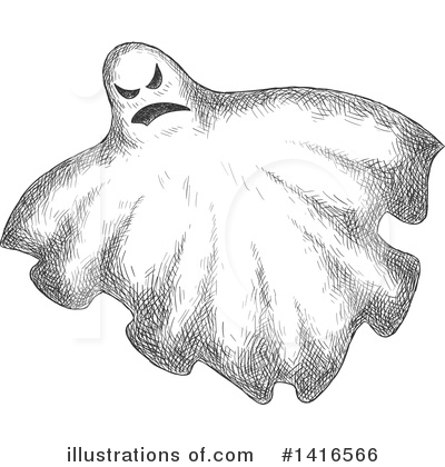 Royalty-Free (RF) Ghost Clipart Illustration by Vector Tradition SM - Stock Sample #1416566