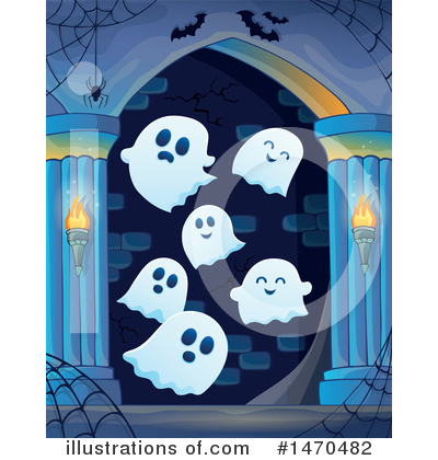 Royalty-Free (RF) Ghost Clipart Illustration by visekart - Stock Sample #1470482