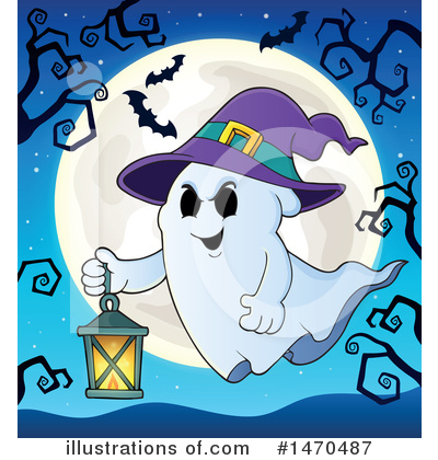 Royalty-Free (RF) Ghost Clipart Illustration by visekart - Stock Sample #1470487