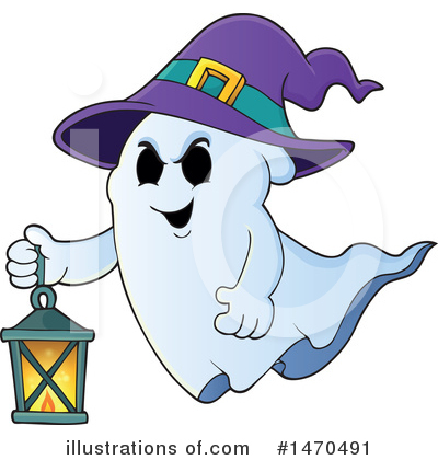 Royalty-Free (RF) Ghost Clipart Illustration by visekart - Stock Sample #1470491
