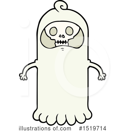 Royalty-Free (RF) Ghost Clipart Illustration by lineartestpilot - Stock Sample #1519714