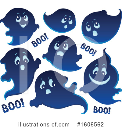 Royalty-Free (RF) Ghost Clipart Illustration by visekart - Stock Sample #1606562