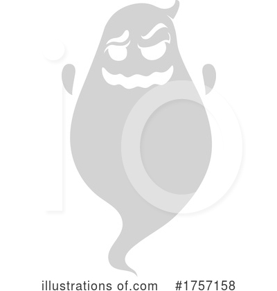 Royalty-Free (RF) Ghost Clipart Illustration by Vector Tradition SM - Stock Sample #1757158
