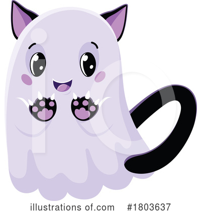 Royalty-Free (RF) Ghost Clipart Illustration by Vector Tradition SM - Stock Sample #1803637