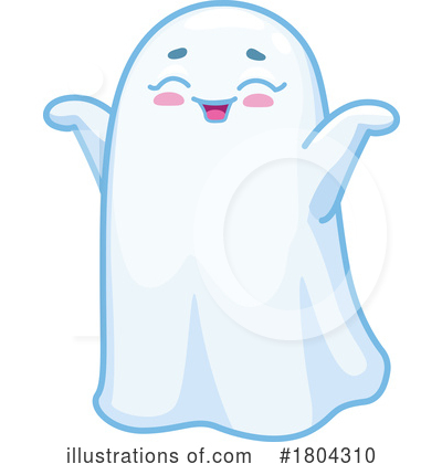 Royalty-Free (RF) Ghost Clipart Illustration by Vector Tradition SM - Stock Sample #1804310