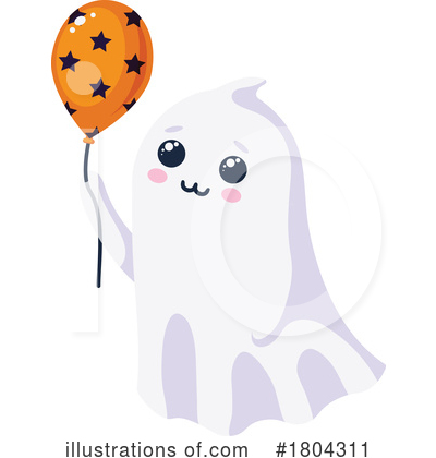 Royalty-Free (RF) Ghost Clipart Illustration by Vector Tradition SM - Stock Sample #1804311