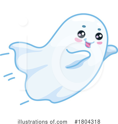 Royalty-Free (RF) Ghost Clipart Illustration by Vector Tradition SM - Stock Sample #1804318
