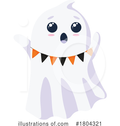 Royalty-Free (RF) Ghost Clipart Illustration by Vector Tradition SM - Stock Sample #1804321