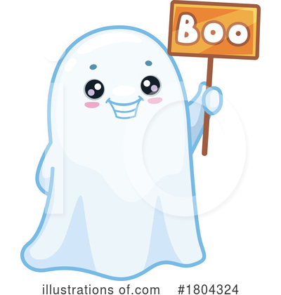 Royalty-Free (RF) Ghost Clipart Illustration by Vector Tradition SM - Stock Sample #1804324