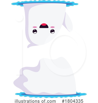 Royalty-Free (RF) Ghost Clipart Illustration by Vector Tradition SM - Stock Sample #1804335