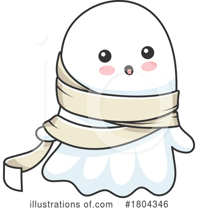 Royalty-Free (RF) Ghost Clipart Illustration by Vector Tradition SM - Stock Sample #1804346