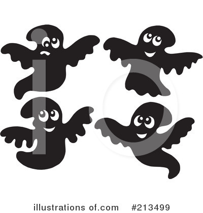 Royalty-Free (RF) Ghost Clipart Illustration by visekart - Stock Sample #213499