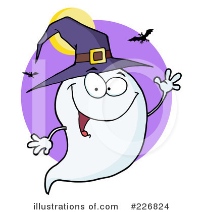Royalty-Free (RF) Ghost Clipart Illustration by Hit Toon - Stock Sample #226824