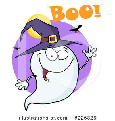Royalty-Free (RF) Ghost Clipart Illustration by Hit Toon - Stock Sample #226826