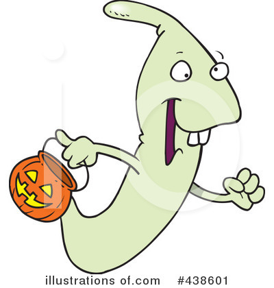 Royalty-Free (RF) Ghost Clipart Illustration by toonaday - Stock Sample #438601