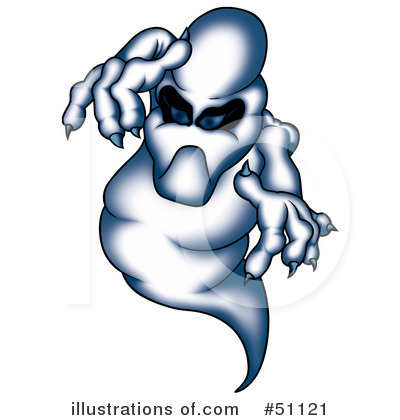 Royalty-Free (RF) Ghost Clipart Illustration by dero - Stock Sample #51121