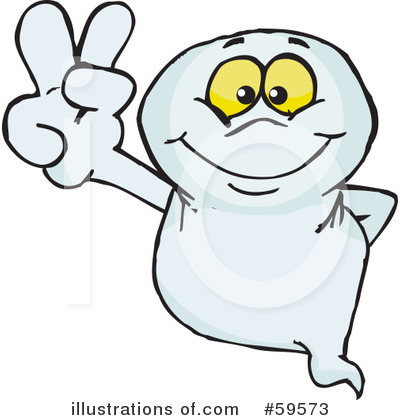 Ghost Clipart #59573 by Dennis Holmes Designs