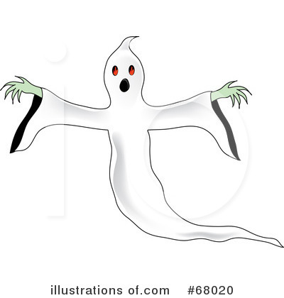 Royalty-Free (RF) Ghost Clipart Illustration by Pams Clipart - Stock Sample #68020