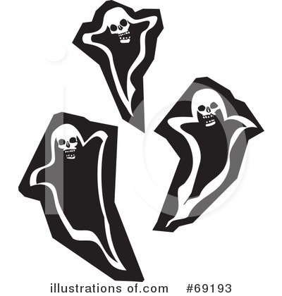 Royalty-Free (RF) Ghost Clipart Illustration by xunantunich - Stock Sample #69193