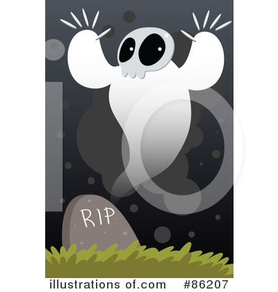 Royalty-Free (RF) Ghost Clipart Illustration by mayawizard101 - Stock Sample #86207