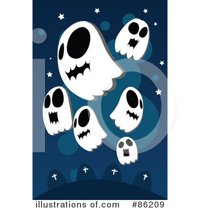 Royalty-Free (RF) Ghost Clipart Illustration by mayawizard101 - Stock Sample #86209