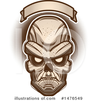 Skull Clipart #1476549 by Cory Thoman