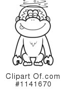 Gibbon Monkey Clipart #1141670 by Cory Thoman