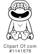 Gibbon Monkey Clipart #1141678 by Cory Thoman