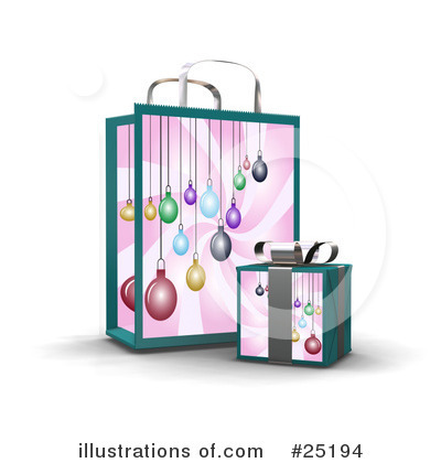 Royalty-Free (RF) Gift Bag Clipart Illustration by KJ Pargeter - Stock Sample #25194