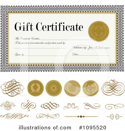 Gift Certificate Clipart #1095520 by BestVector
