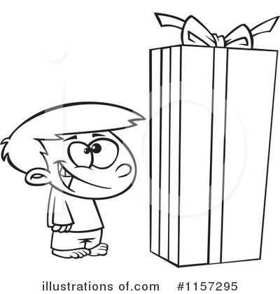 Royalty-Free (RF) Gift Clipart Illustration by toonaday - Stock Sample #1157295