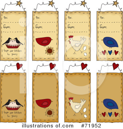 Royalty-Free (RF) Gift Tag Clipart Illustration by inkgraphics - Stock Sample #71952